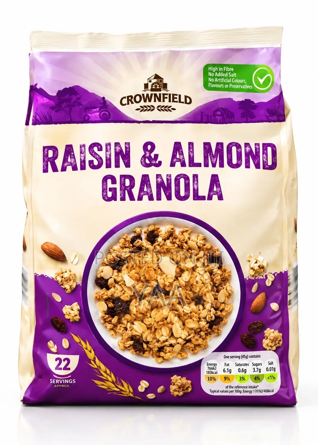 Crownfield Raisin Almond Granola