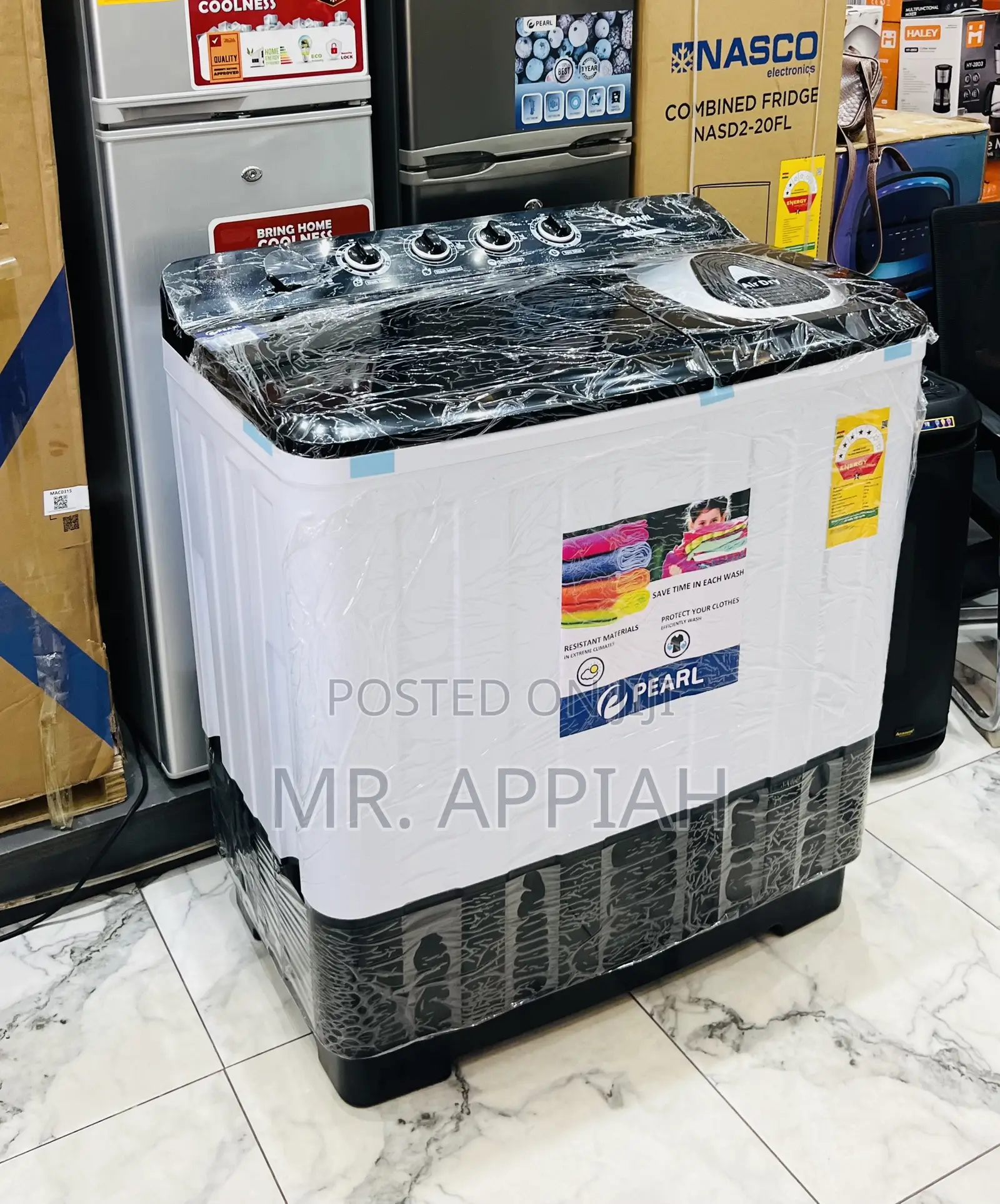 Order Pearl 18kg Spin Dry Washing Machine(Semi-Automatic)