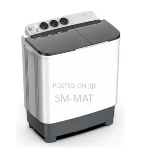 Dual Force Pulsator Midea 12kg Twin Tub Washing Machine, White