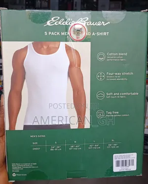 5 Pack EddieBauer Tank (M, L, XL)
