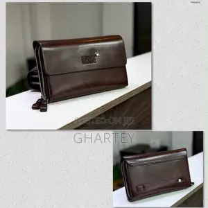 Premium Montblanc Leather Zipper Pouch,Available in 3 Beautiful Colors