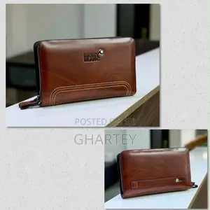 Premium Montblanc-Style Leather Pouch