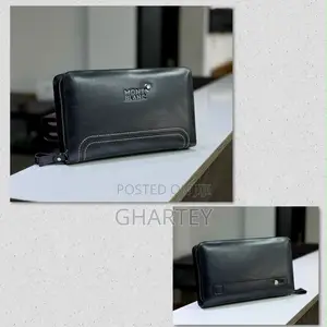 Premium Montblanc-Style Leather Pouch