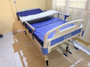 3crank Manual Hospital Bed (Free Mattress, Iv Pole, and Eating Table)