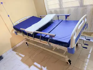 3crank Manual Hospital Bed (Free Mattress, Iv Pole, and Eating Table)