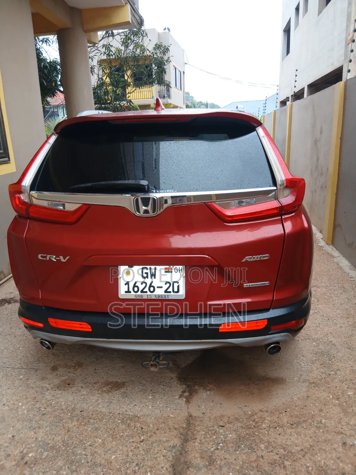Honda CR-V Touring AWD 2018 Red