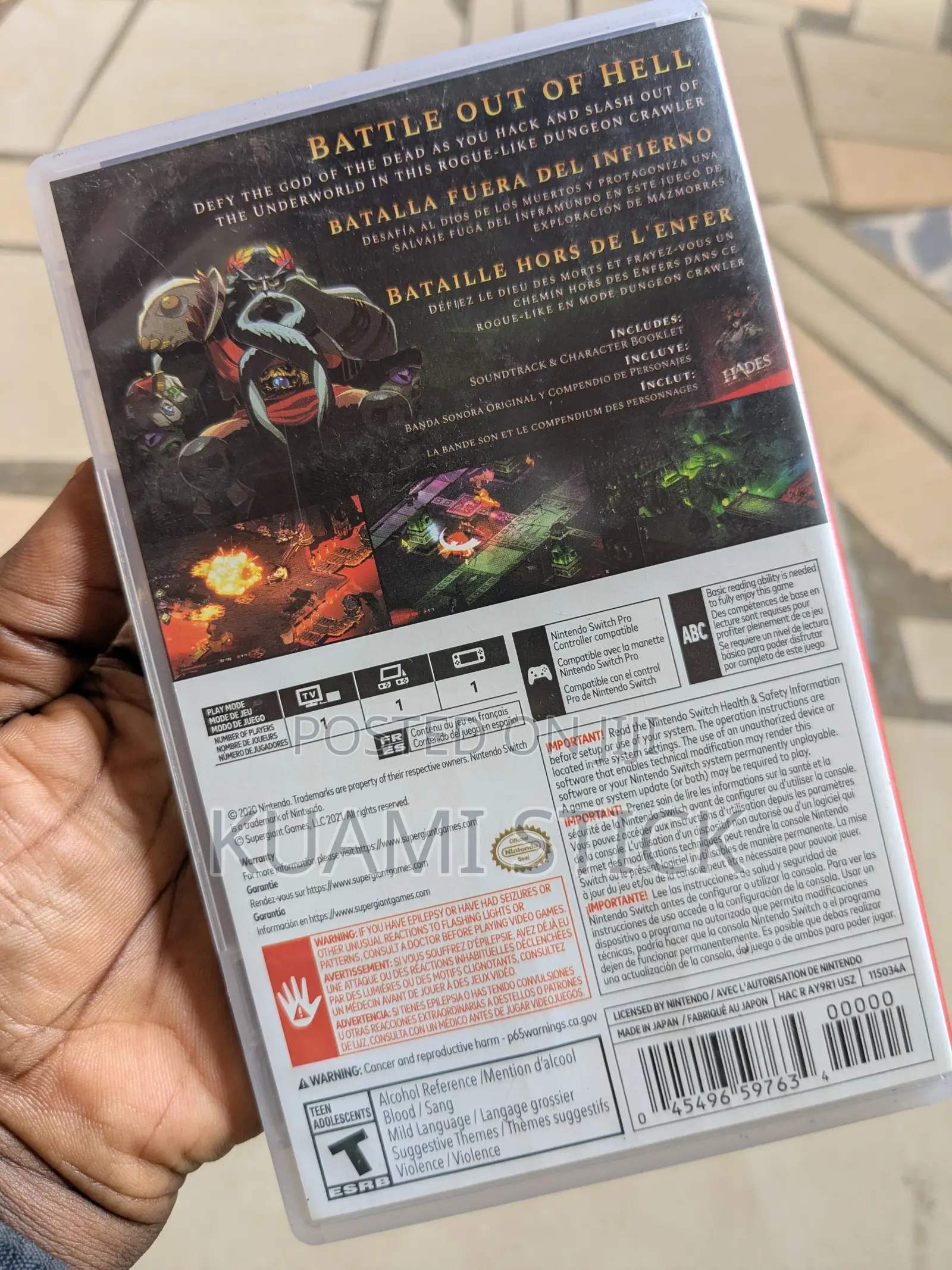Hades - Nintendo Switch