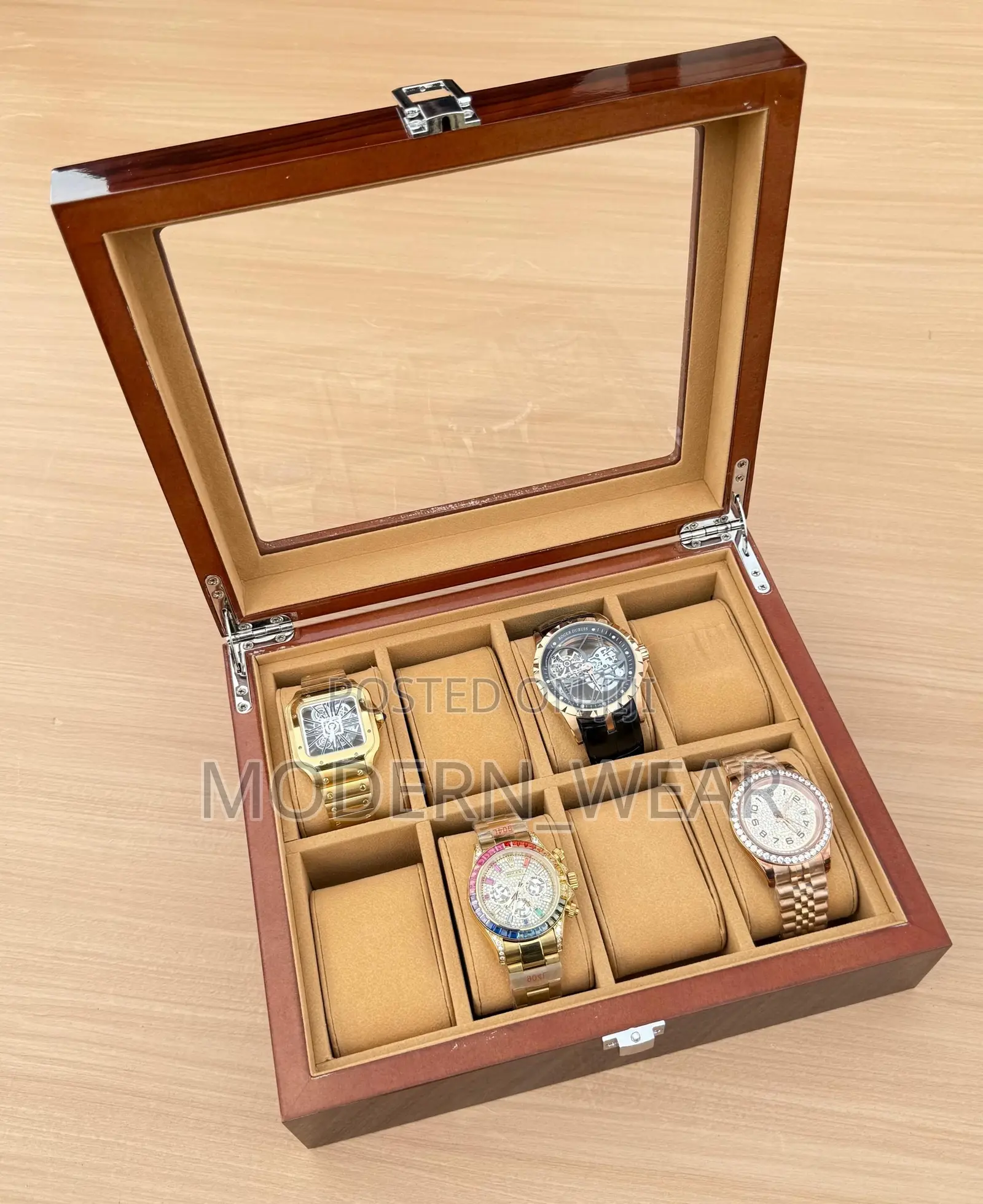 Brown Watch Organizer
