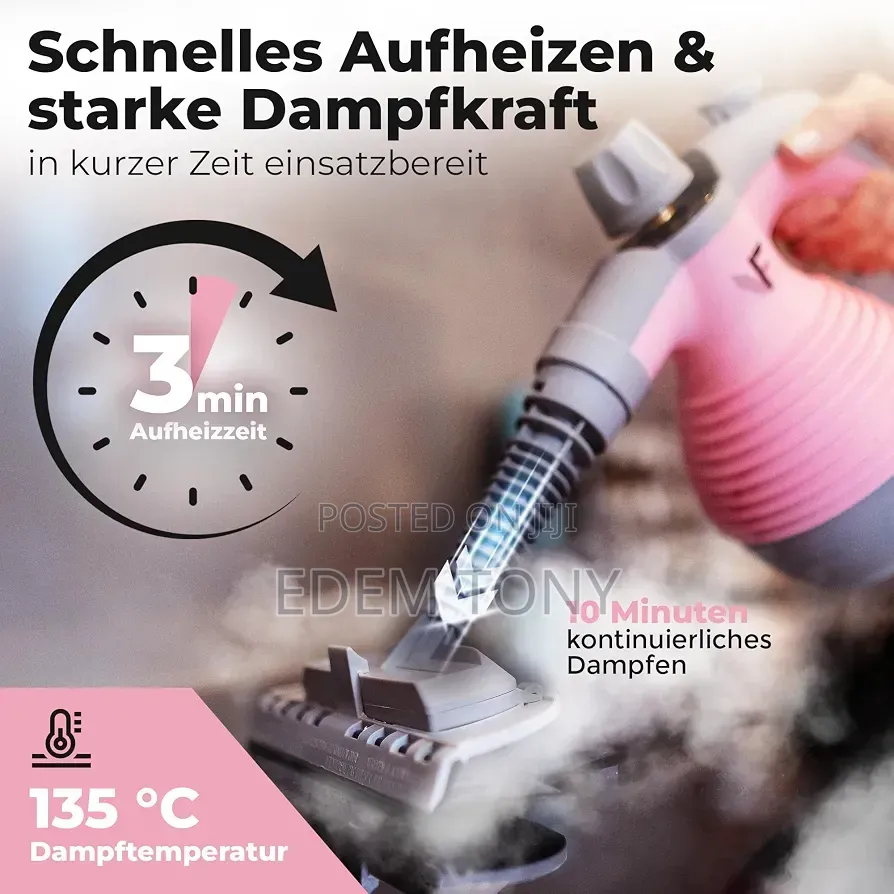 Neighbour's Friend Handheld Steam Cleaner - Powerful Steam Device
