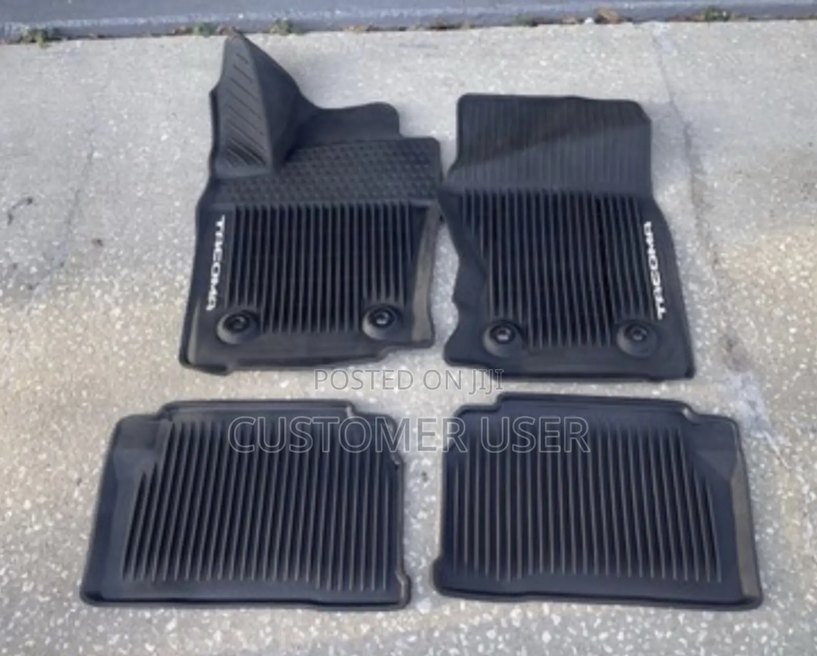 2024-2026 TOYOTA TACOMA Double/Crew Cab Floor Liners Mats 4 Piece