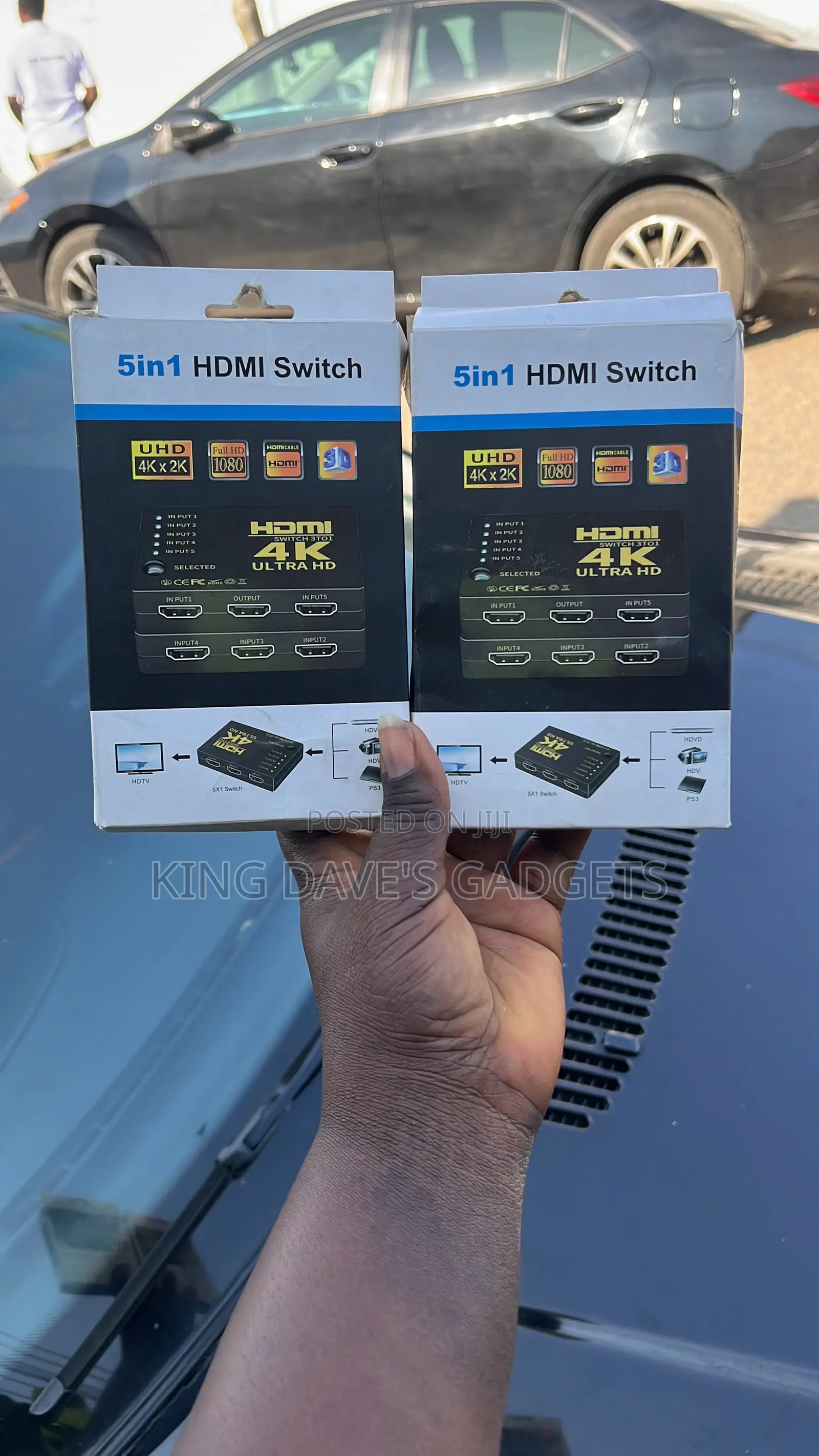 5in1 HDMI Switcher 5 Port Ultra HD