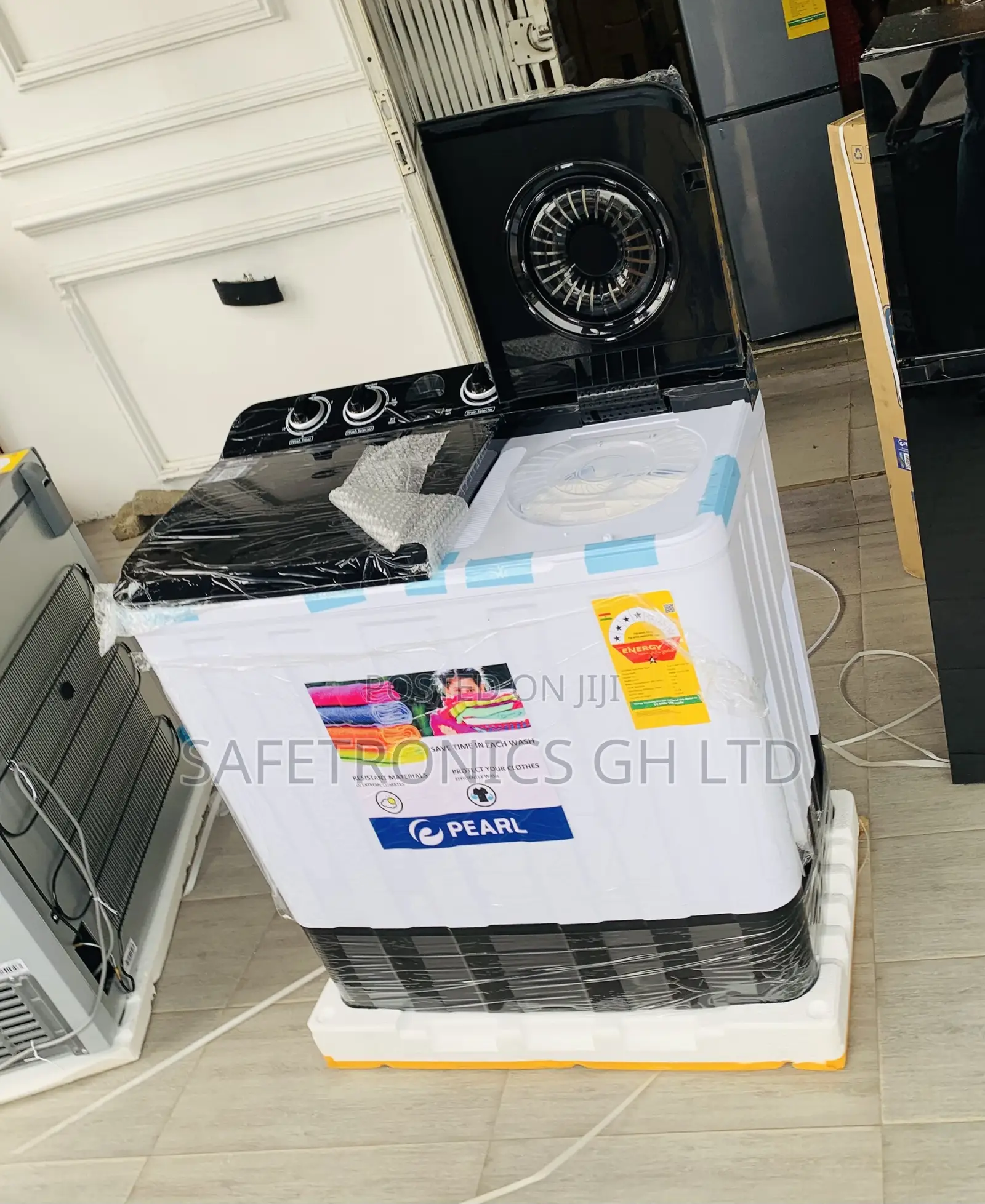 Energy and Cost Saving Pearl Semiautomatic 7kg TopLoad Twintub WM