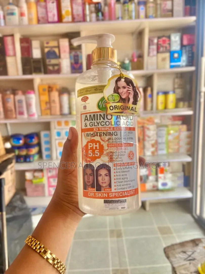 Veetgold Glycolic/Milk Honey/Apricot/Strawberry Body Wash