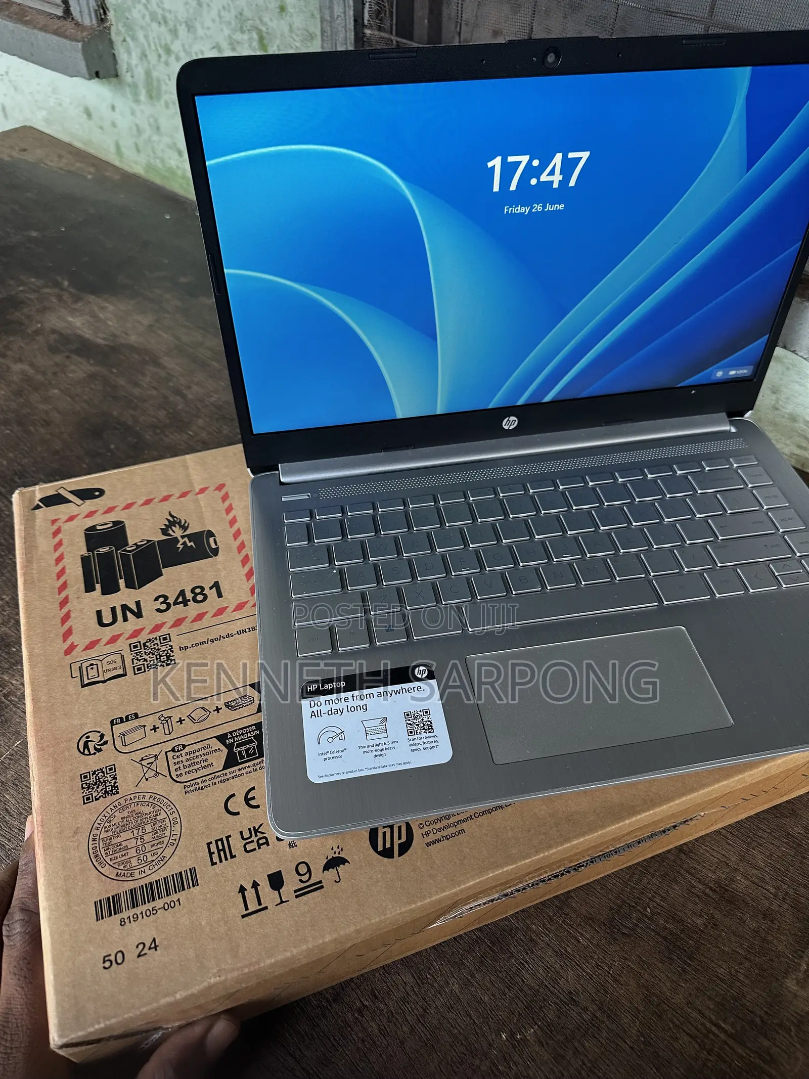 Laptop HP 14-dq1088wm 4GB Intel Celeron SSD 128GB