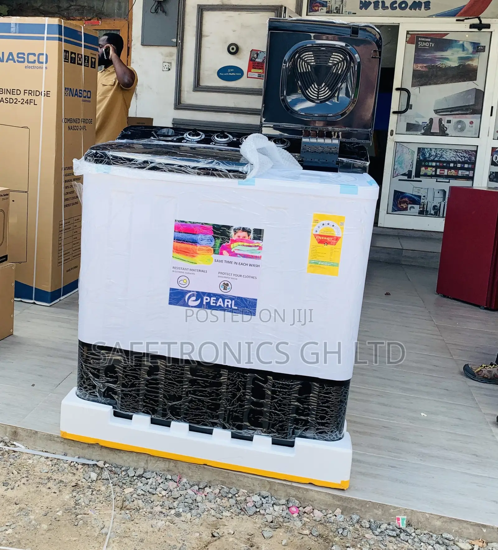 Try Amazing Deal TopLoad Pearl 15kg Semiautomatic Twintub Washer