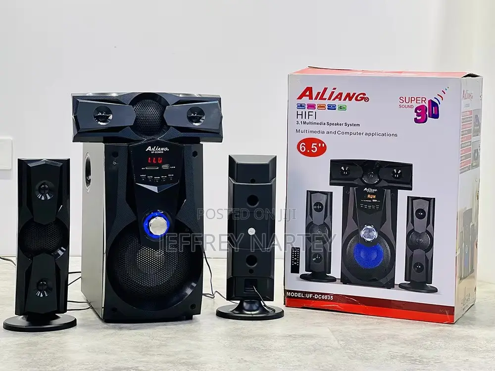 Ailiang 3.1 Multimedia Speaker System 6.5" – Powerful HiFi Sound