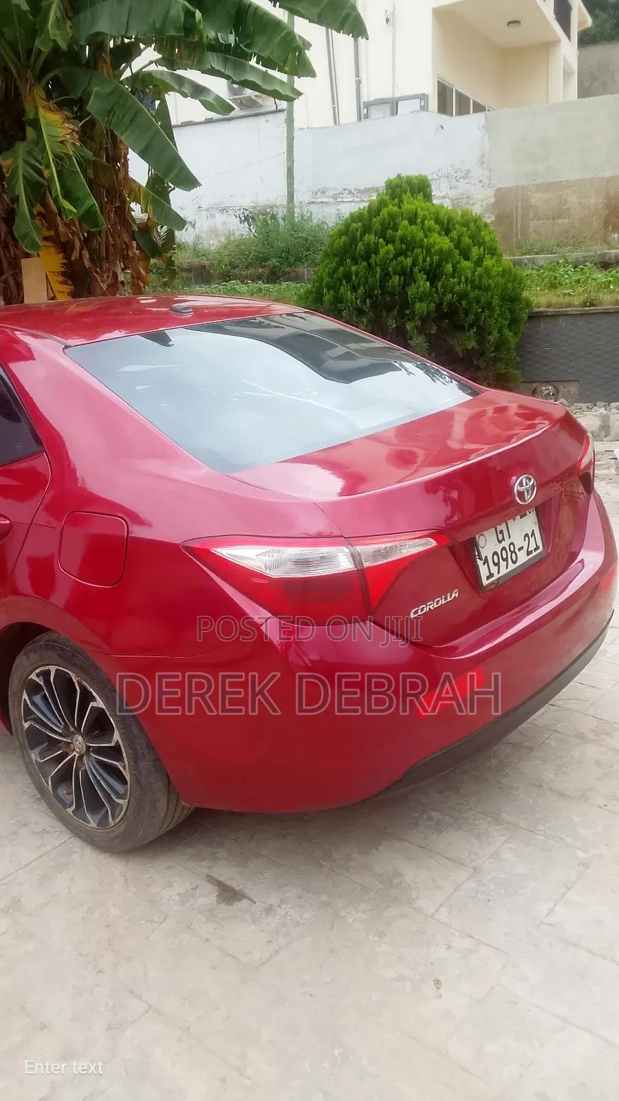 Toyota Corolla 2015 Burgundy