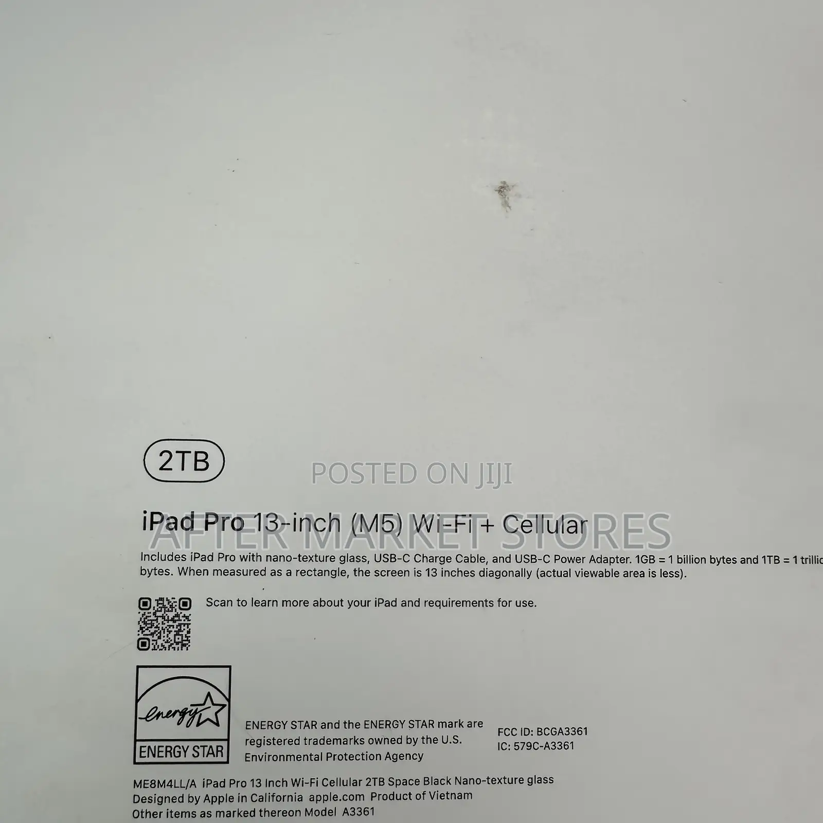 New Apple iPad Pro 13 (2025) 2 TB Black