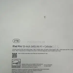 New Apple iPad Pro 13 (2025) 2 TB Black