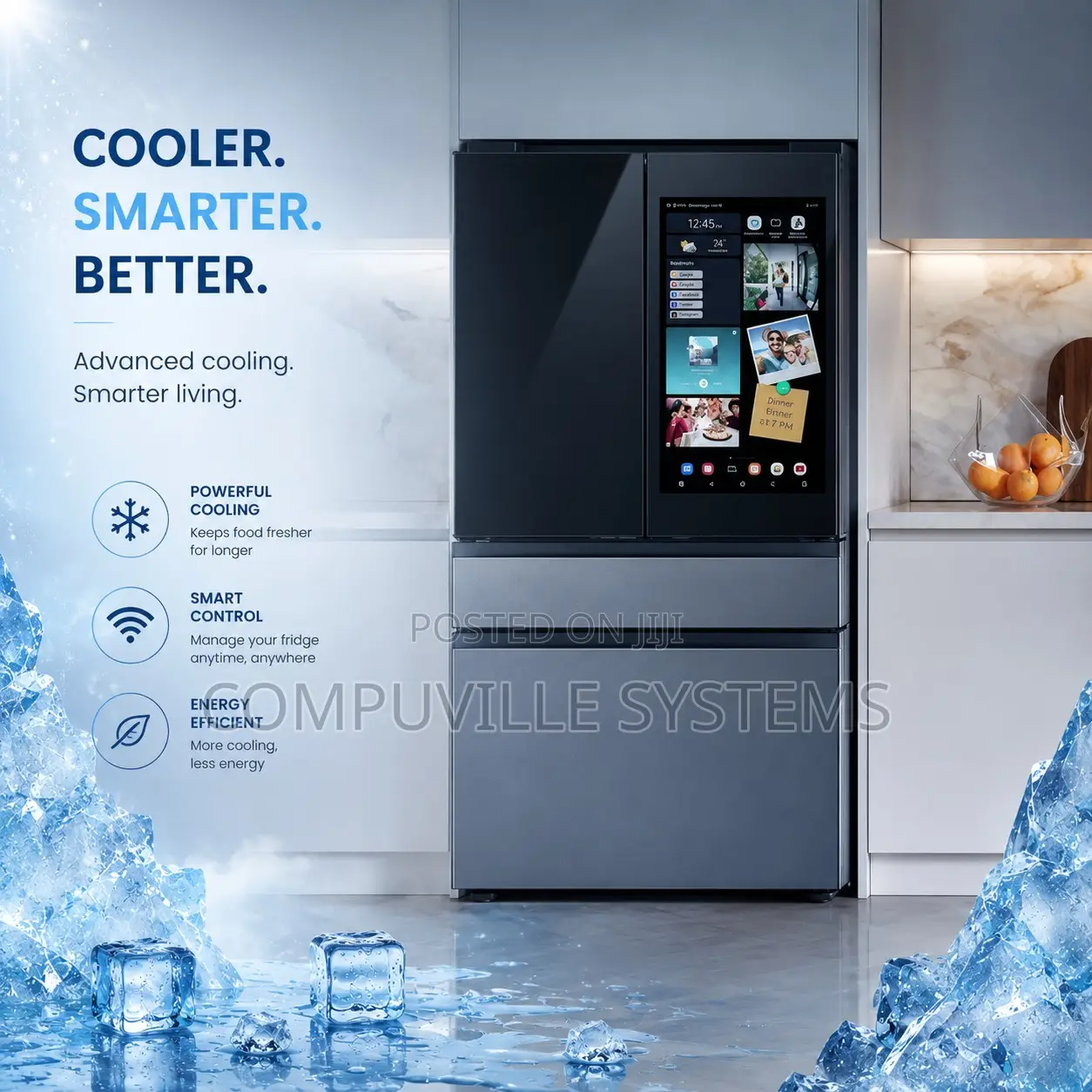 Samsung 36" 29 Cu.Ft. Bespoke Ai 4-Door French Door Refrigerator