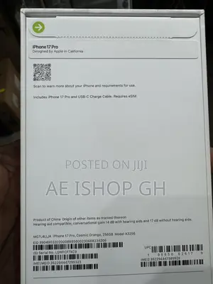 New Apple iPhone 17 Pro 256 GB