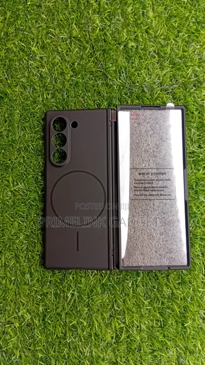 Samsung Galaxy Z Fold 6 Matte Anti-Fingerprint Case With Protector.