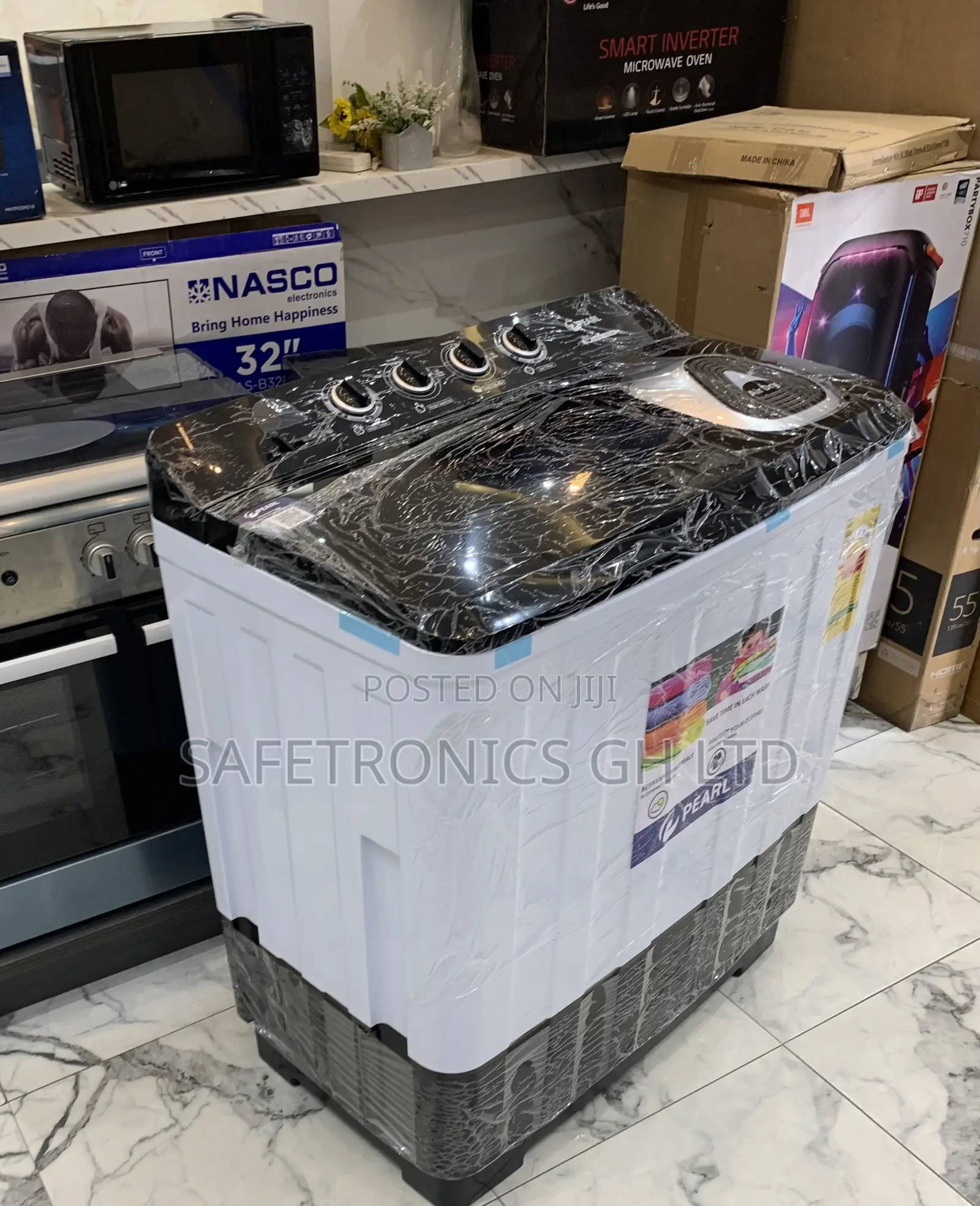 Fast and Original Topload__ Semiautomatic Pearl 15kg WashingMachine