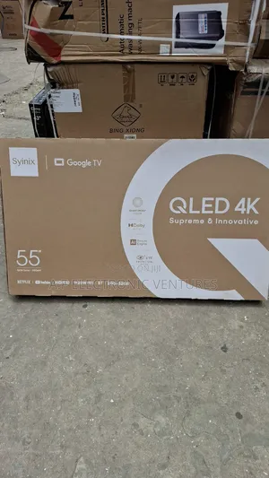 Syinix 55-Inch QLED Google Android Smart TV