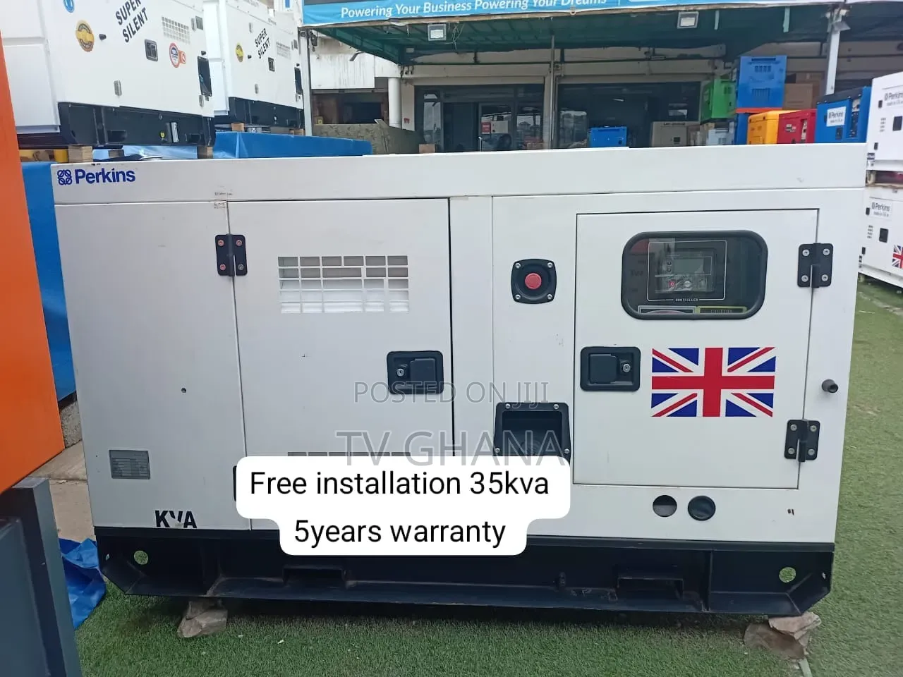 Perkins 35kVA Diesel Generator – Long Lasting Fuel Efficient35kva