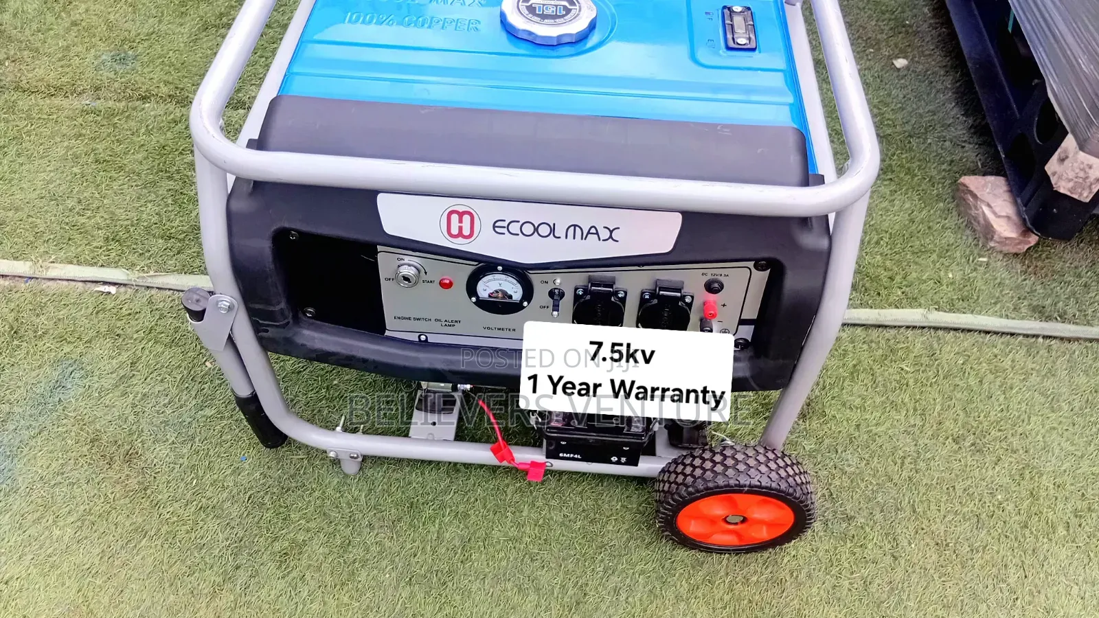 Ecoolmax 7.5KVA Generator – Quality Power, Excellent Performance
