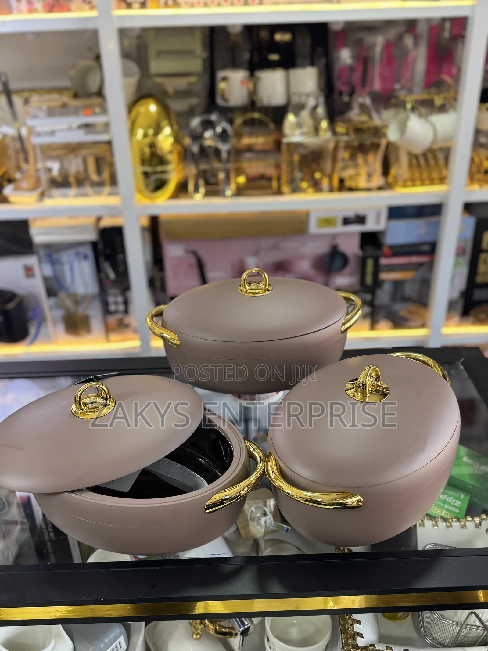 Forever Gold Luxury Food Warmer 3set