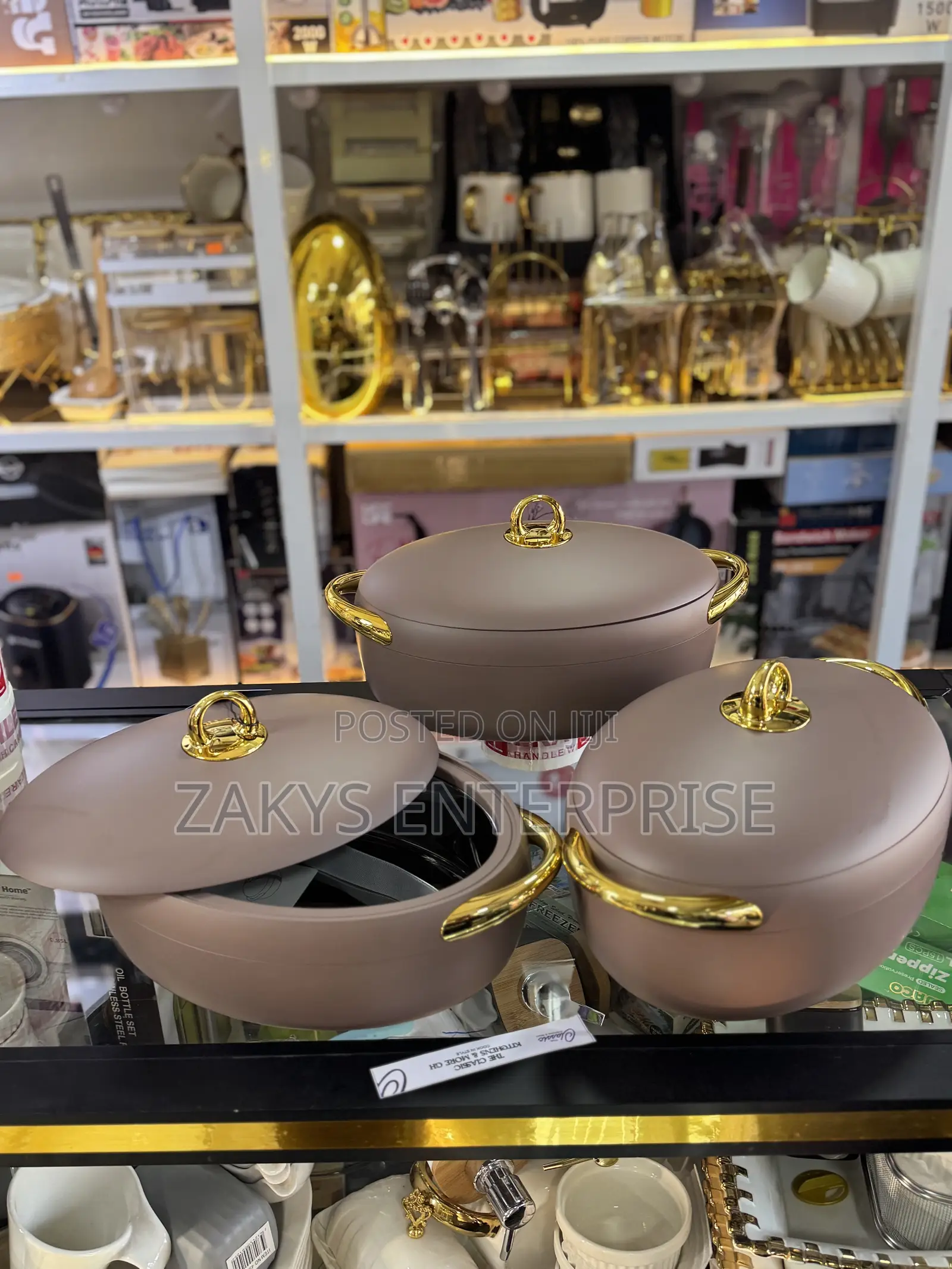 Forever Gold Luxury Food Warmer 3set