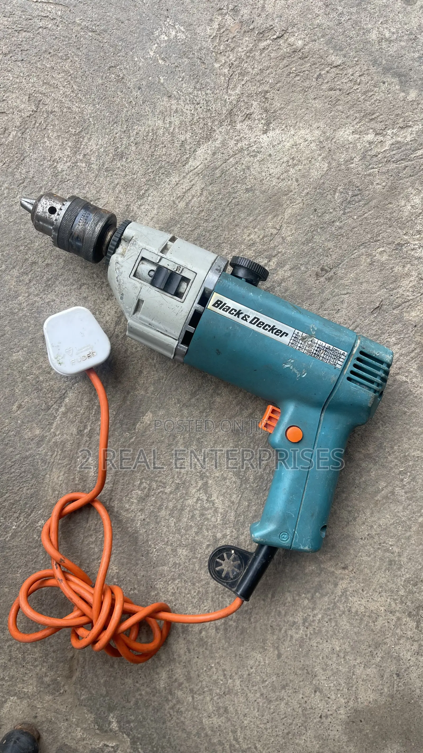 Black Decker Electric Power Drill 520W UK Used