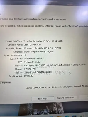 Laptop HP EliteBook 745 G6 8GB AMD Ryzen 5 SSD 256GB