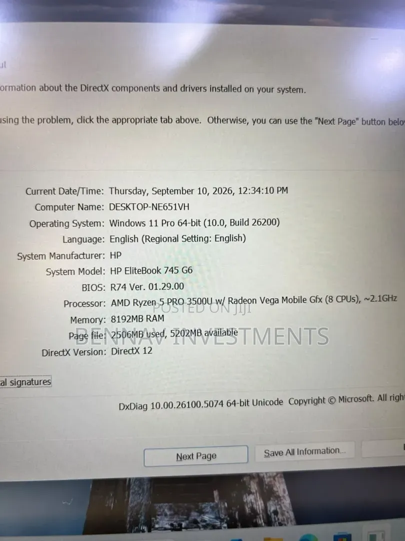 Laptop HP EliteBook 745 G6 8GB AMD Ryzen 5 SSD 256GB