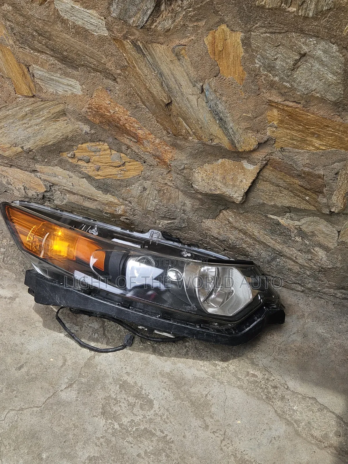 Acura TSX Headlight 2014 Right Side