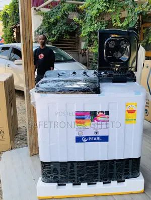 Just Secure Semiautomatic Pearl 18kg TopLoad Twintub Washer