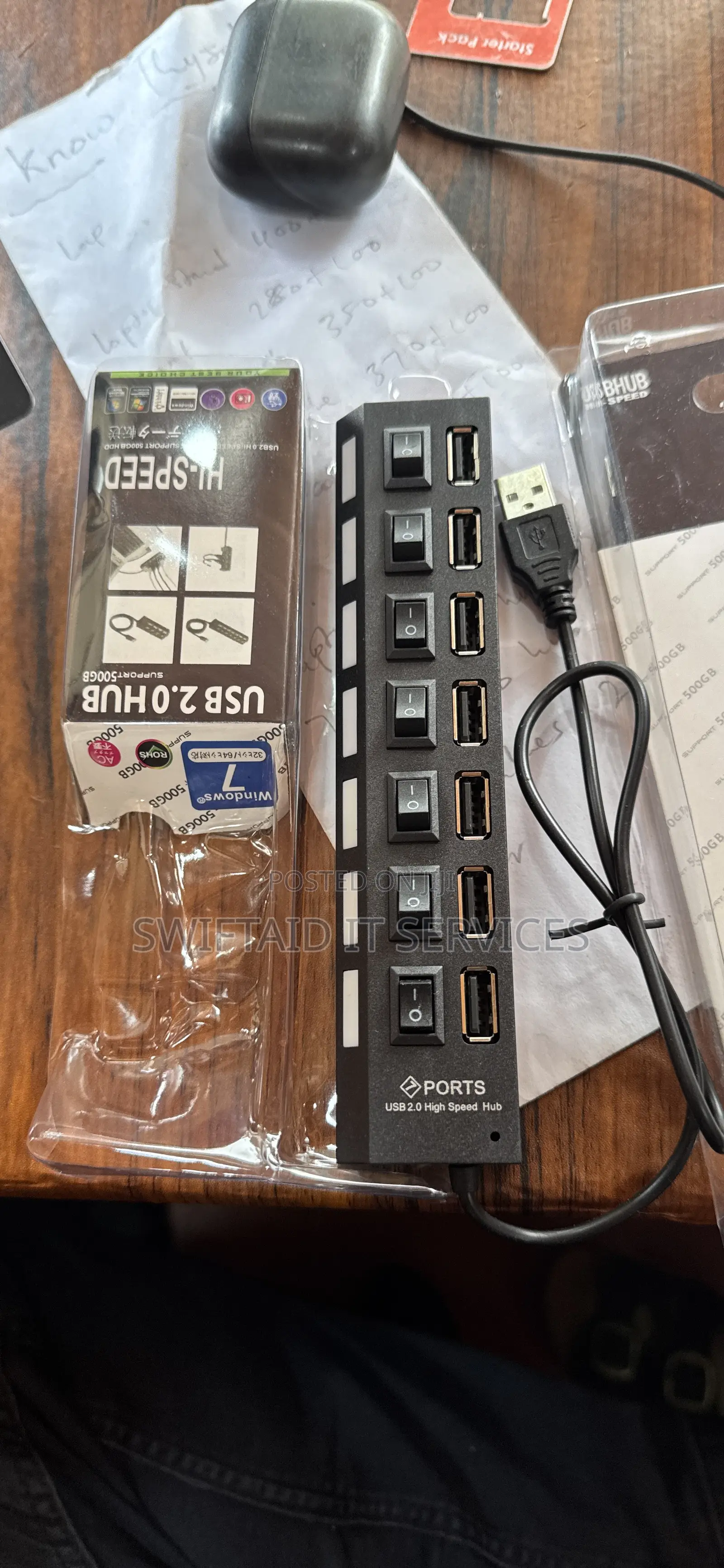 7 Port USB Hub