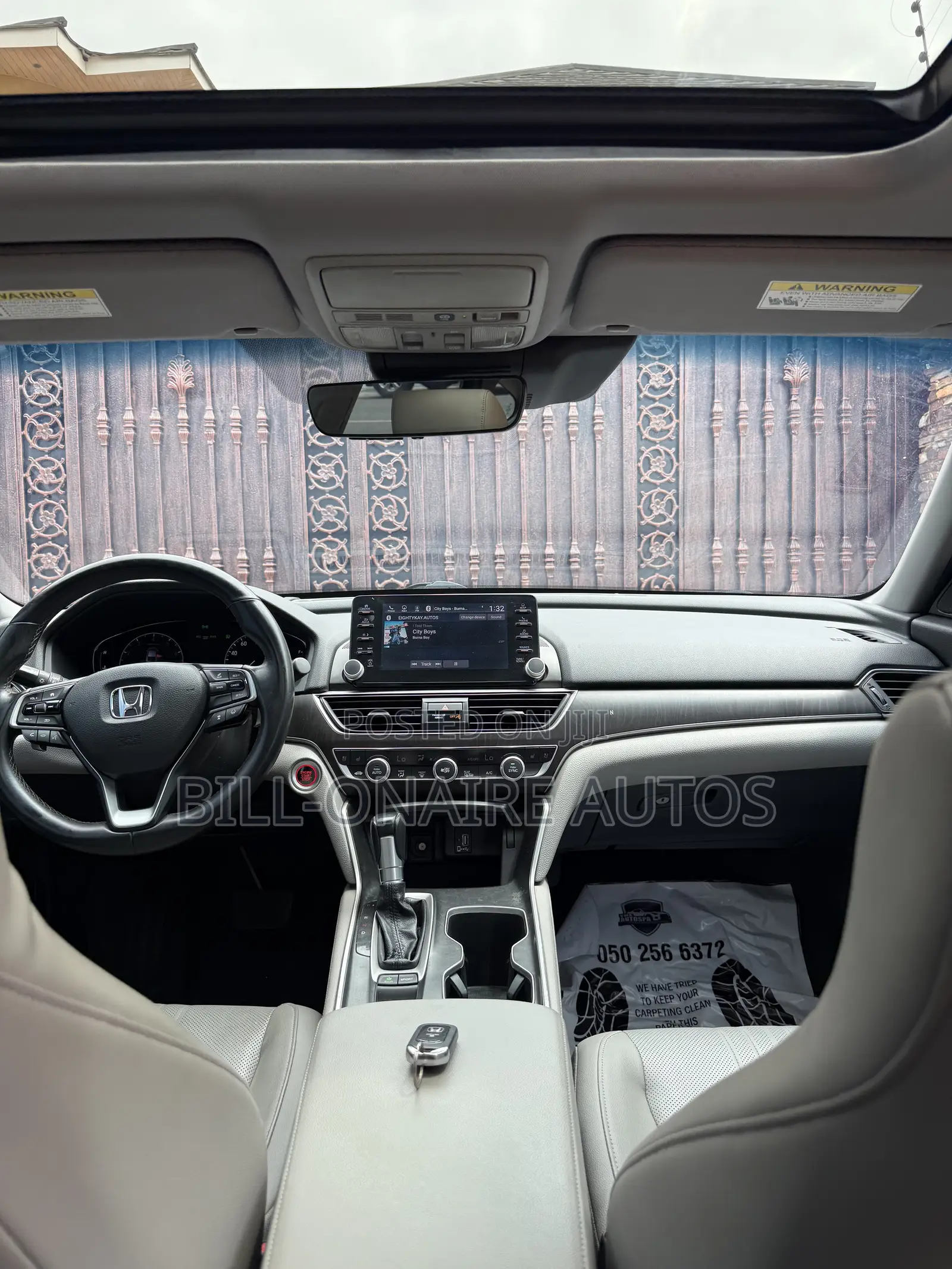 Honda Accord Touring 2018 Blue