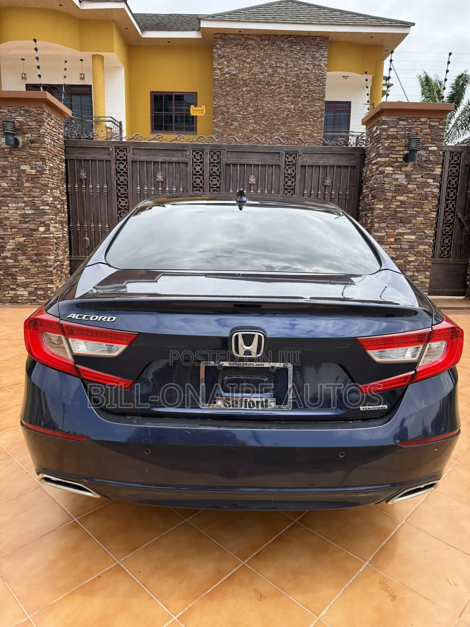 Honda Accord Touring 2018 Blue