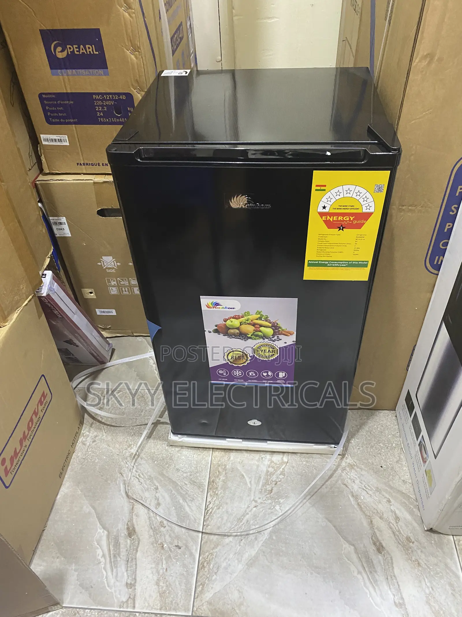 Pearl 90l Single Door Table Top Fridge