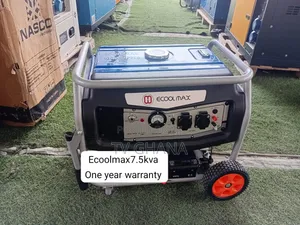 Ecoolmax 7.5KVA Gasoline Genset – Durable Heavy Duty Power Solution7.5