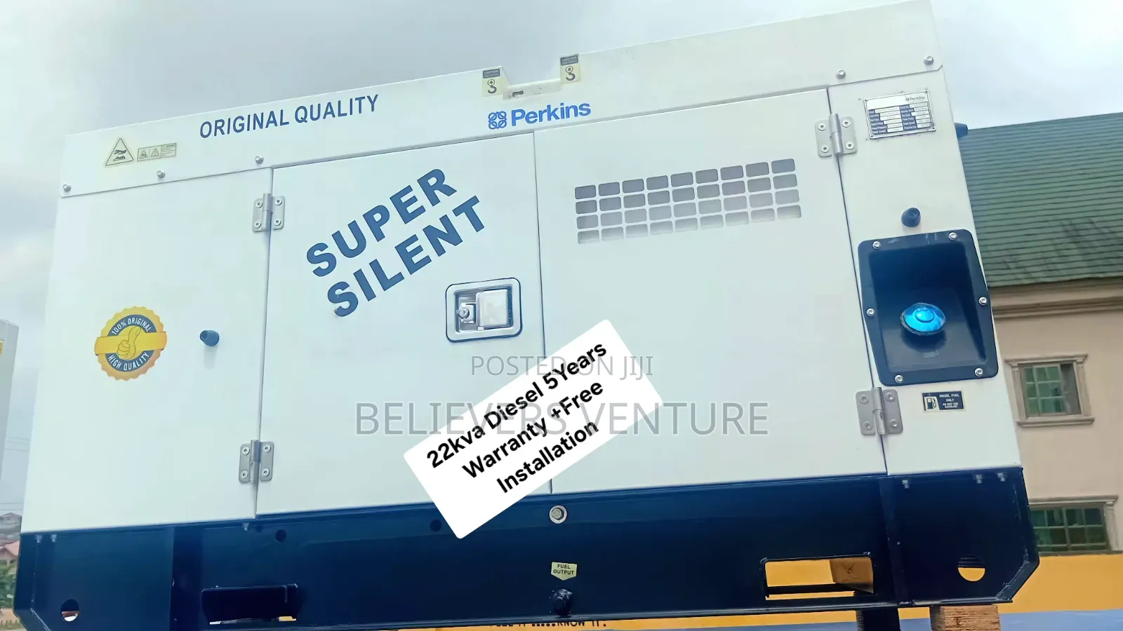 Perkins 22kVA Diesel Generator – Built for Long-Lasting Power
