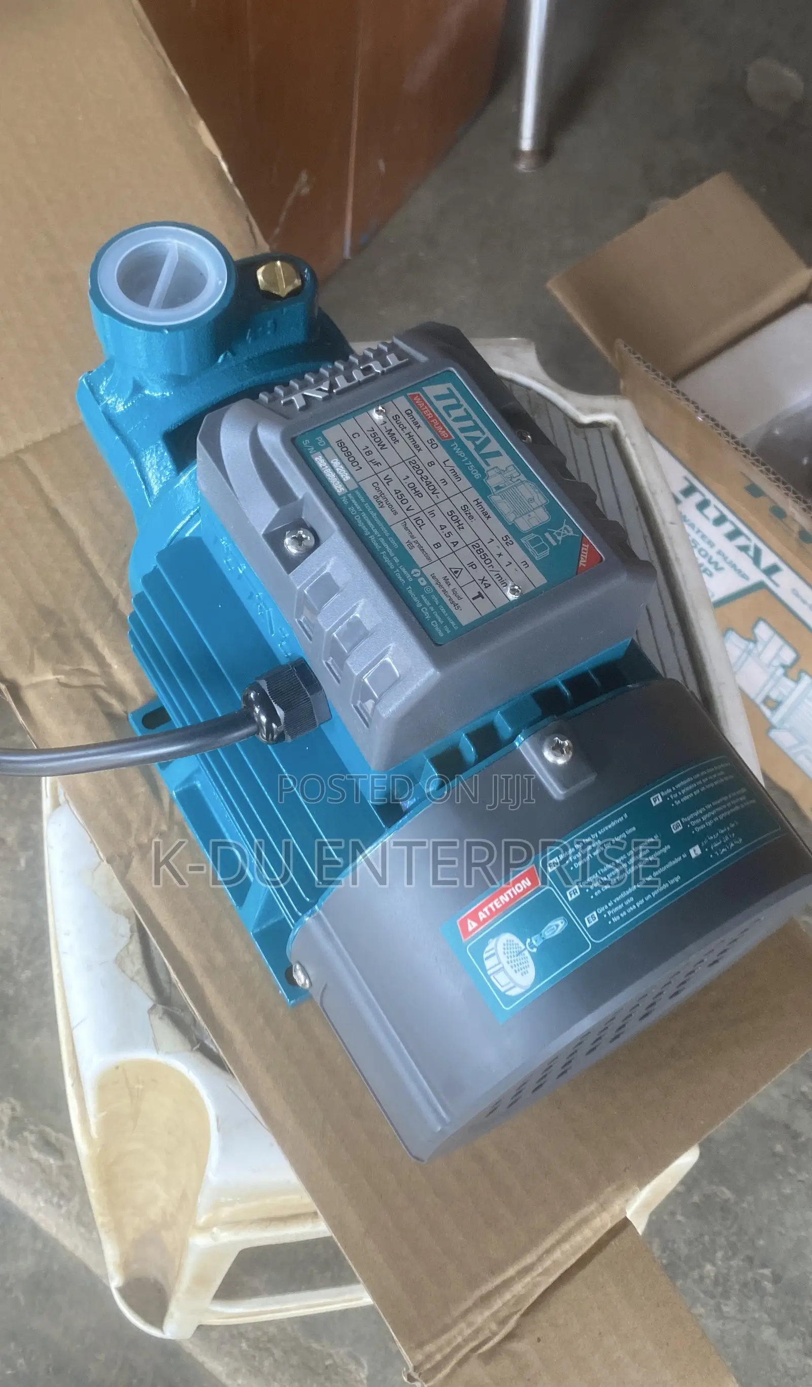 Total Water Pump 1.0hp
