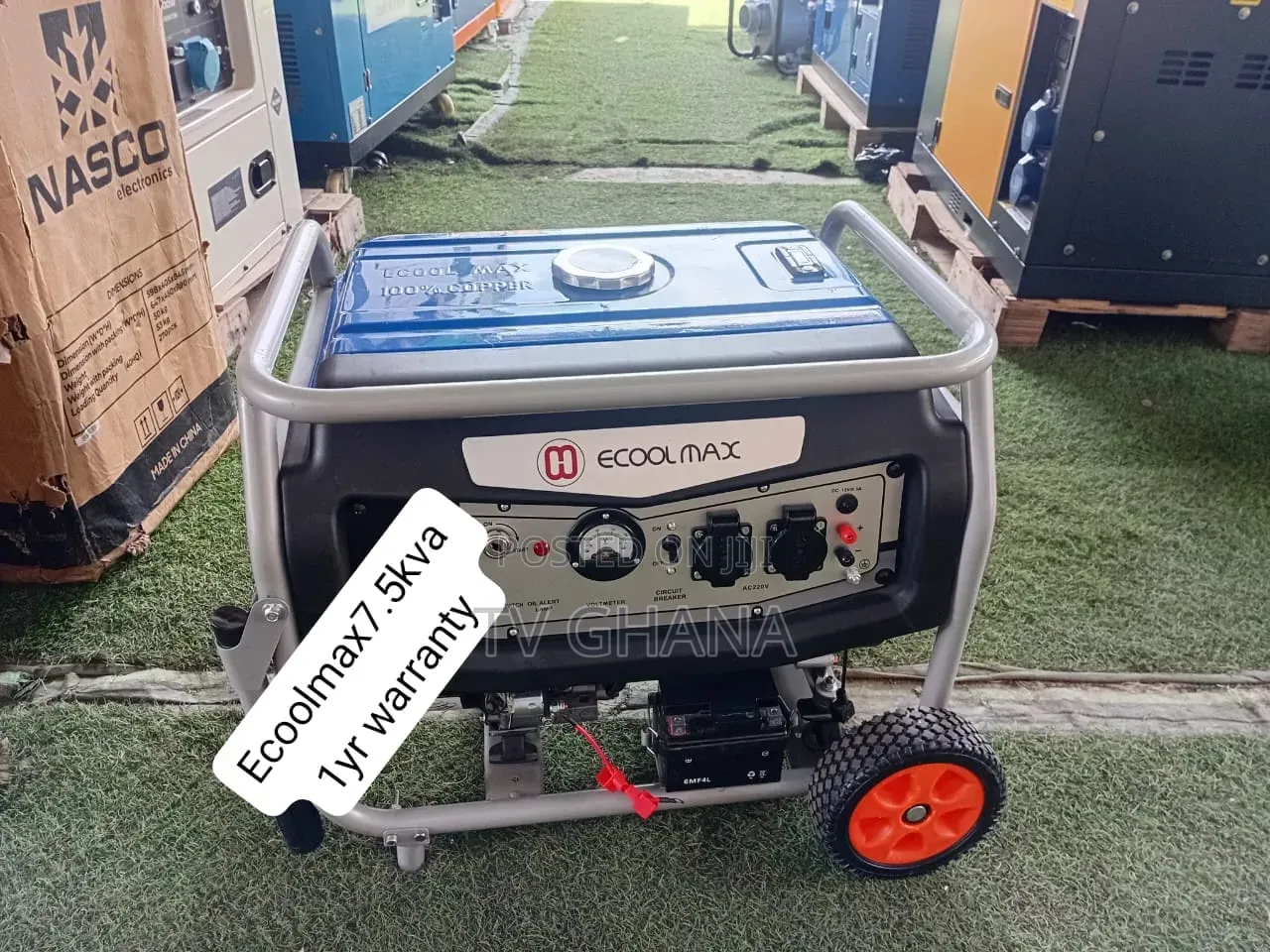 Ecoolmax 7.5KVA Genset – Premium Quality Petrol G
