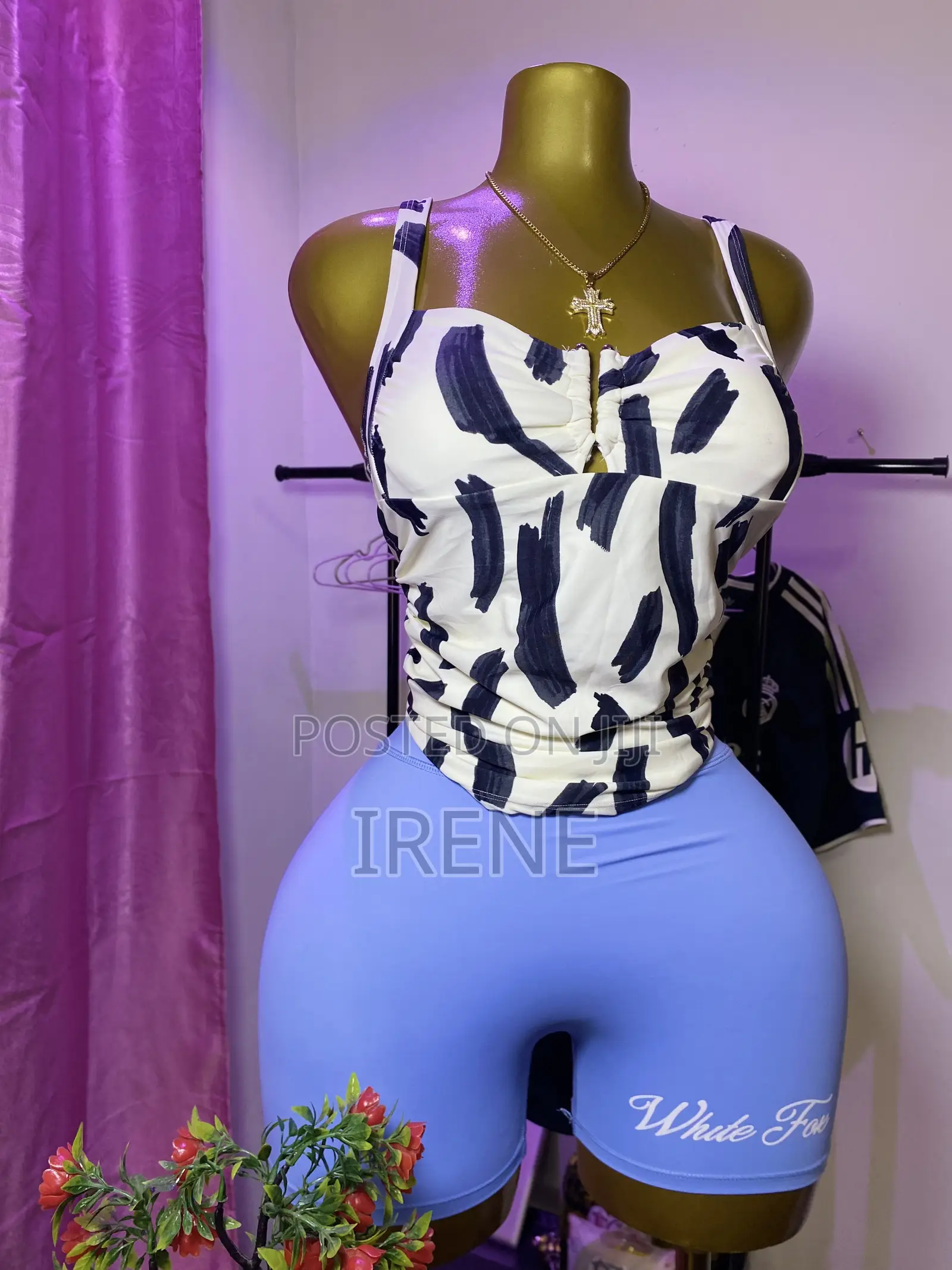 Sexy Biker Shorts and Crop Tops(combo)