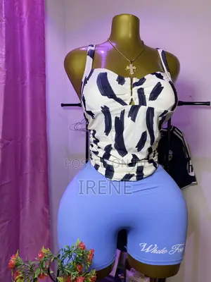 Sexy Biker Shorts and Crop Tops(combo)