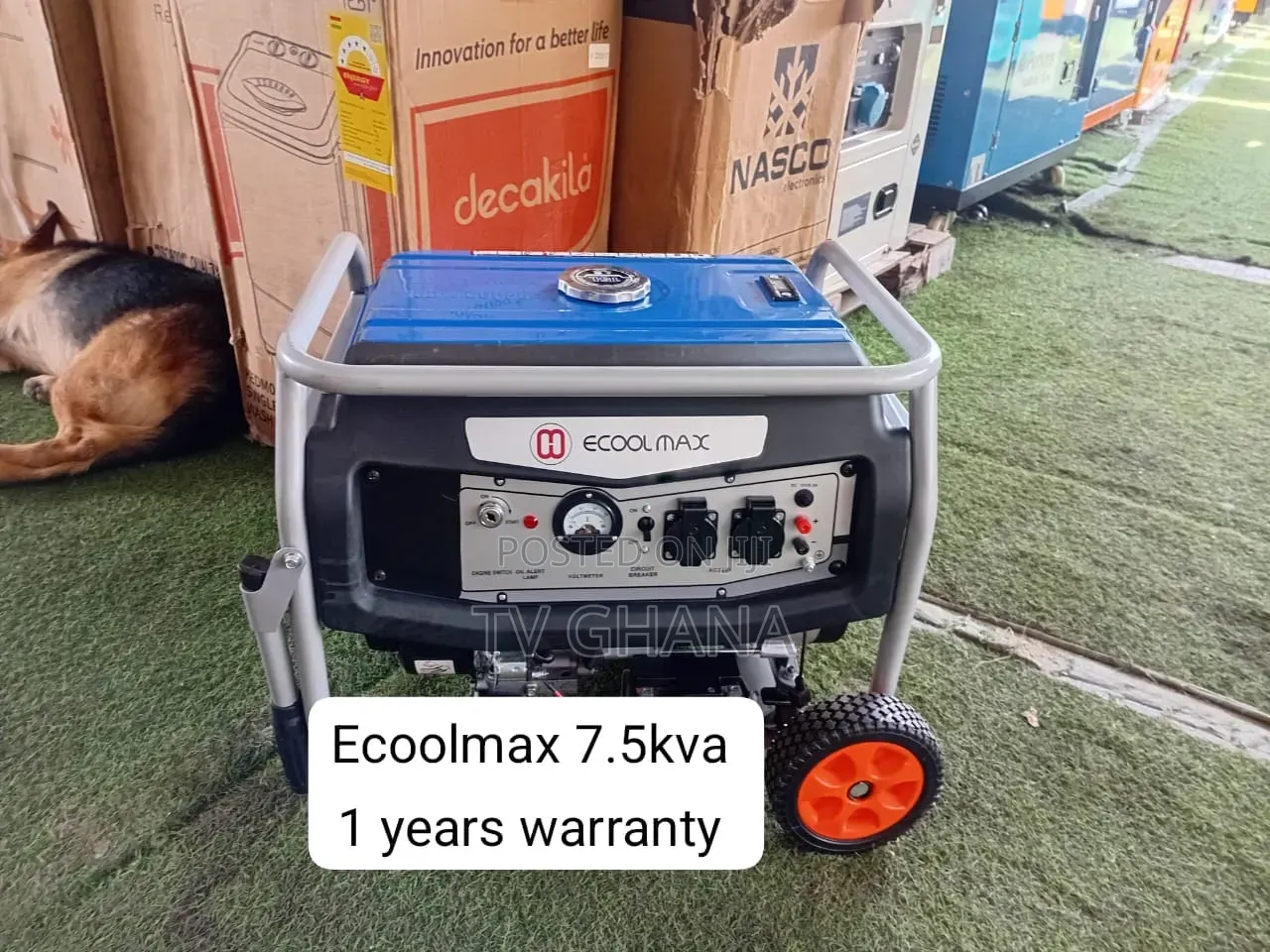 Ecoolmax 7.5KVA Genset – Premium Quality Petrol G