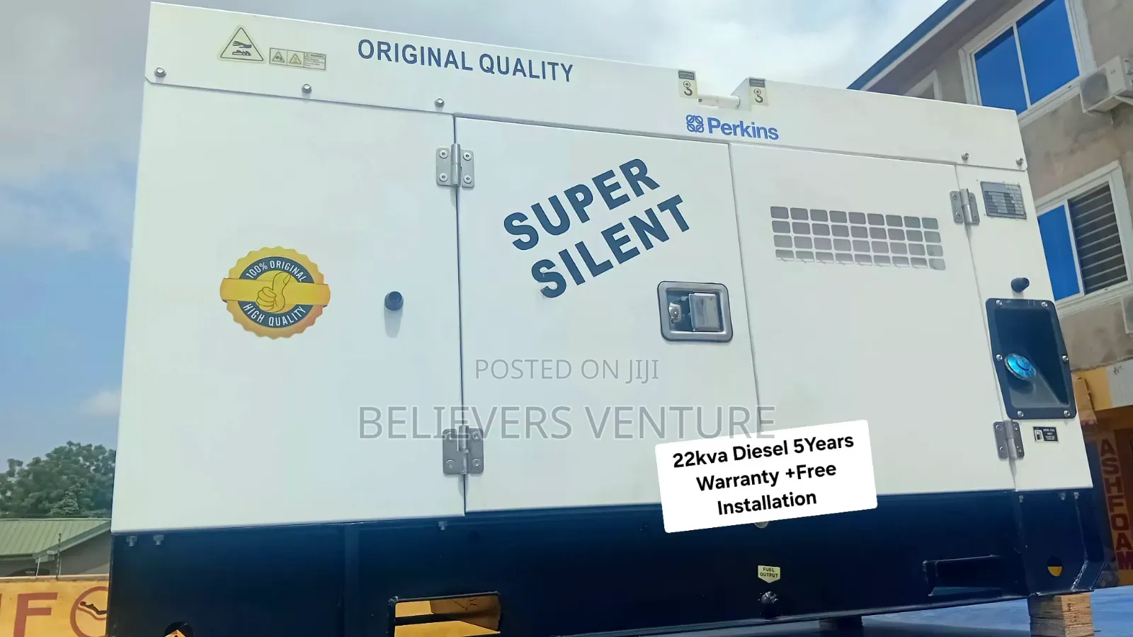 Perkins 22kVA Diesel Genset – Efficient Reliable Power