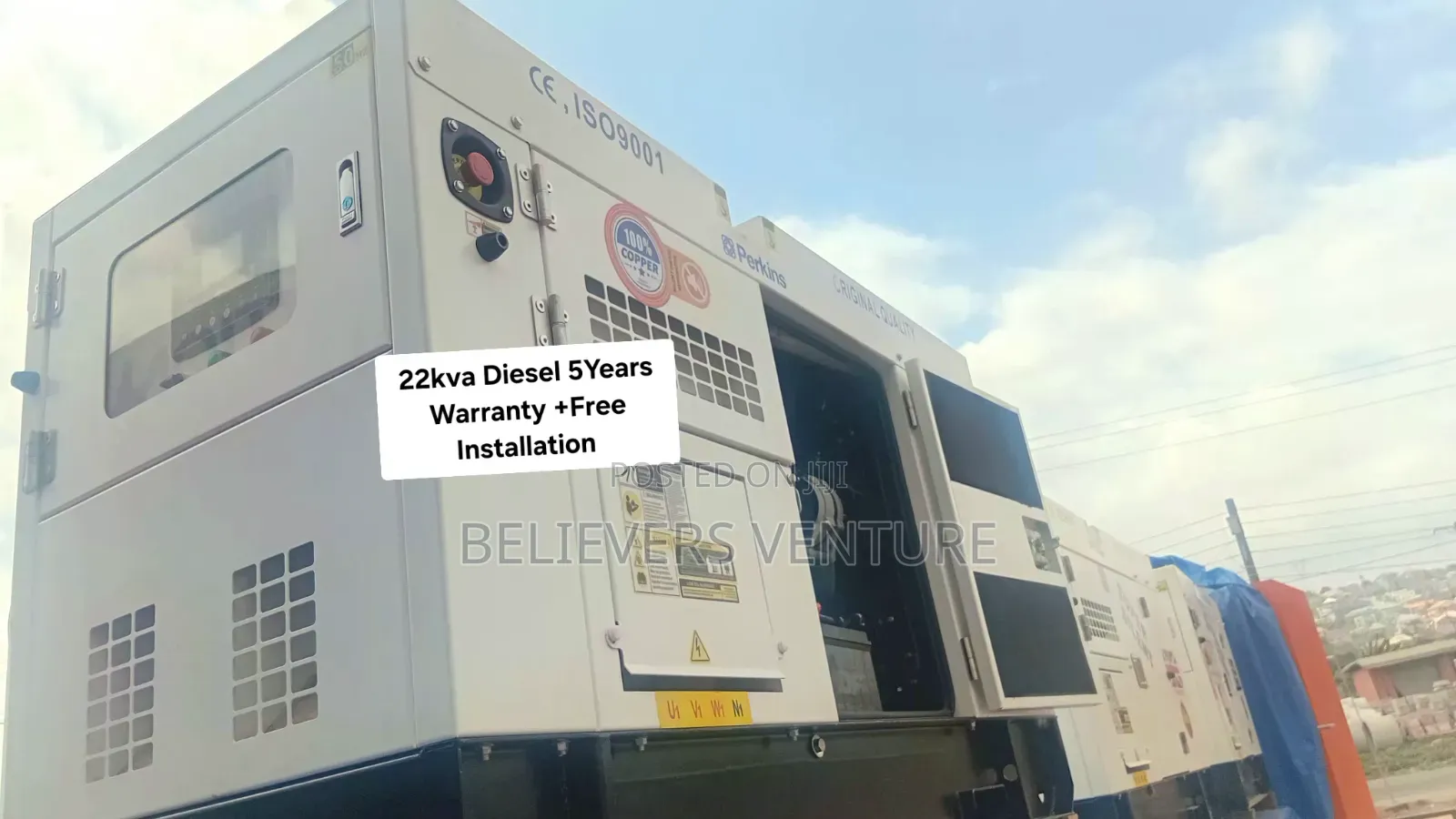 Perkins 22kVA Generator – Heavy-Duty Power for Business Home